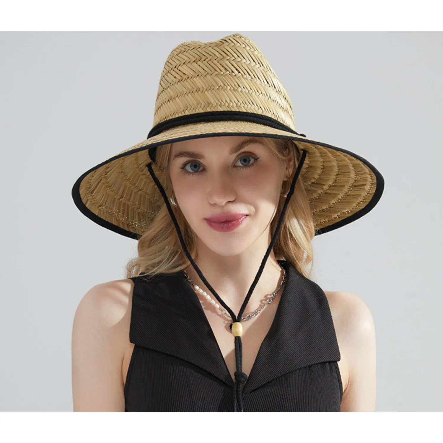 Summer Sun Beach Hat Wide Brim 6