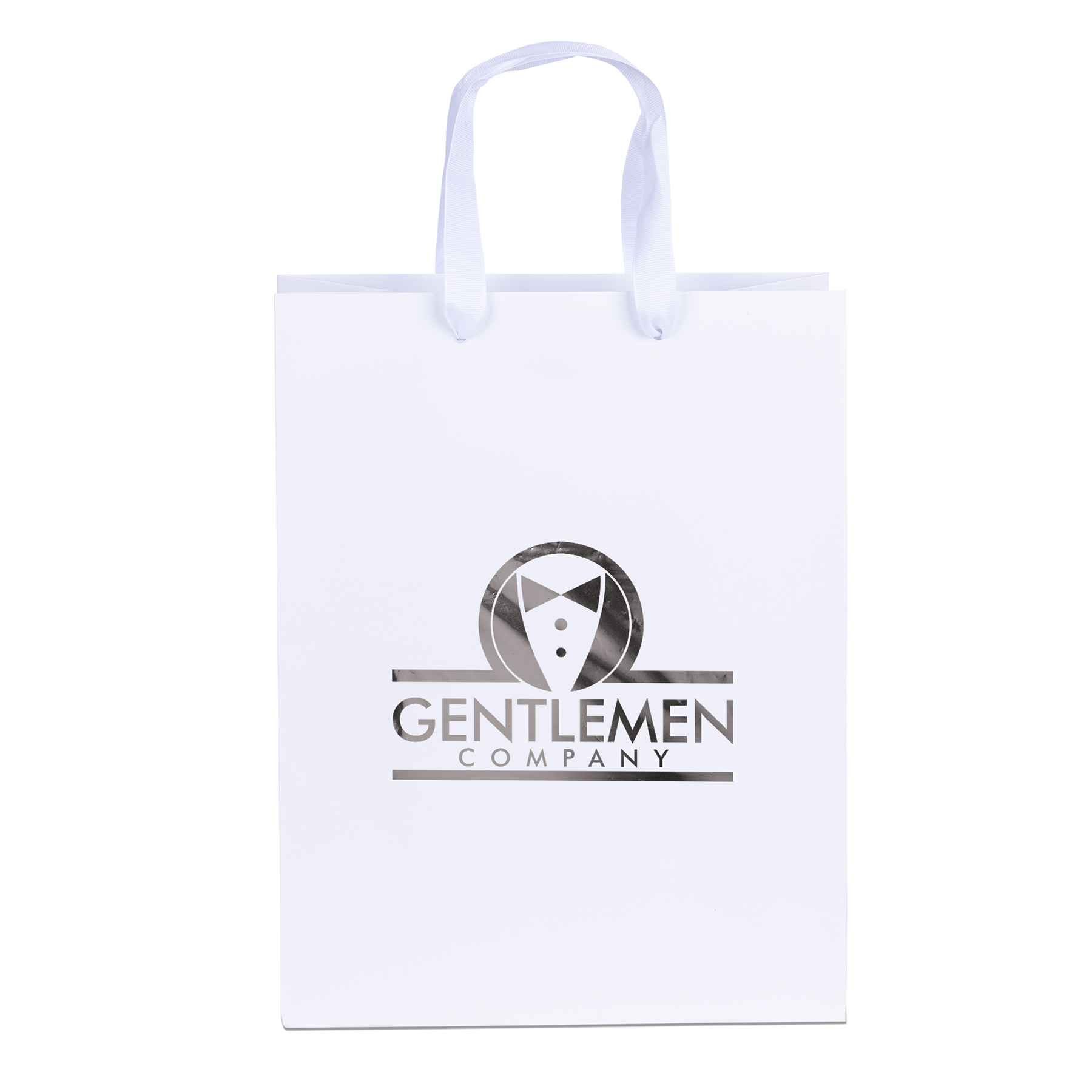 Mary™- Ribbon Handle Matte Eurotote - Foil Print 9