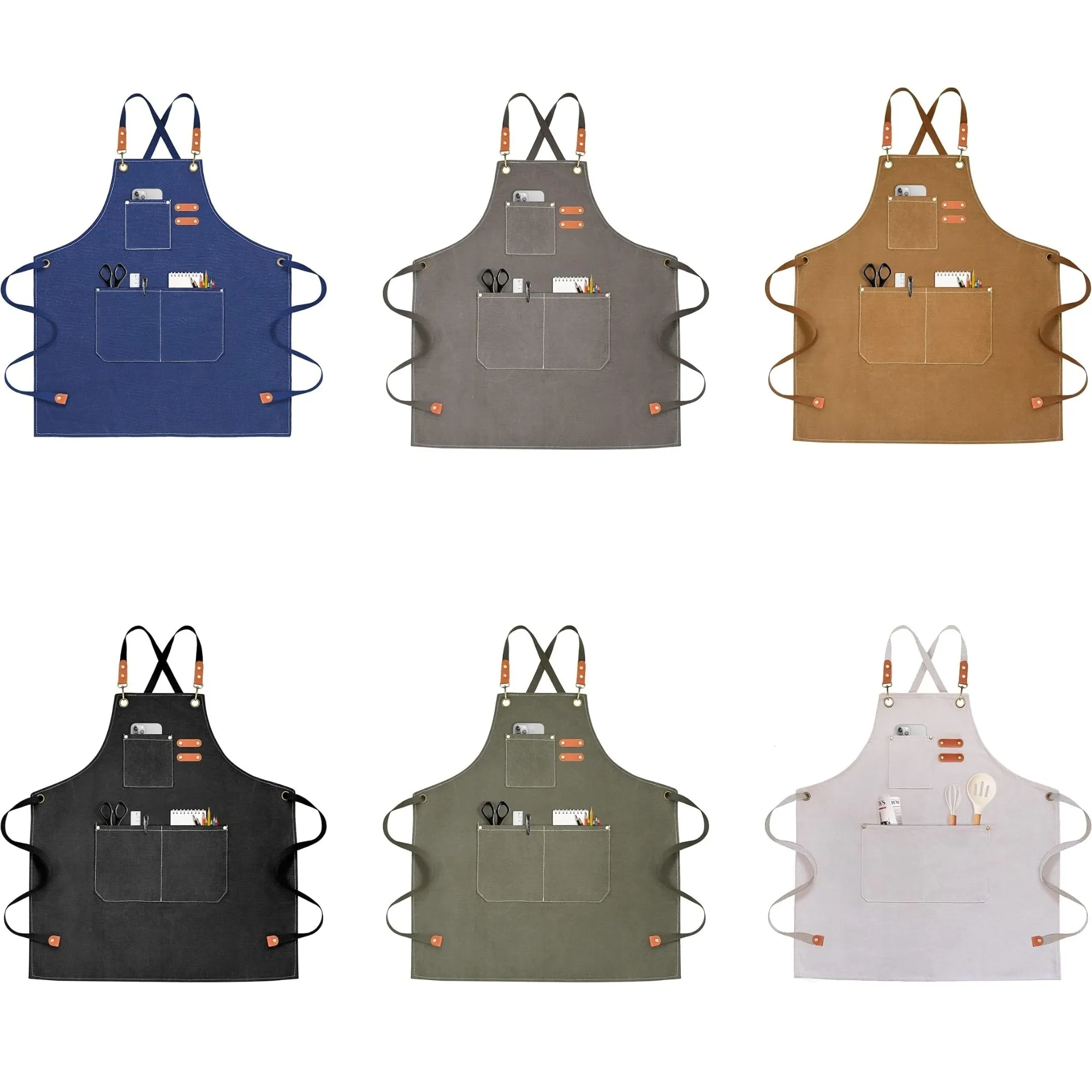 Multi Functional Breathable Thick Canvas Apron 5