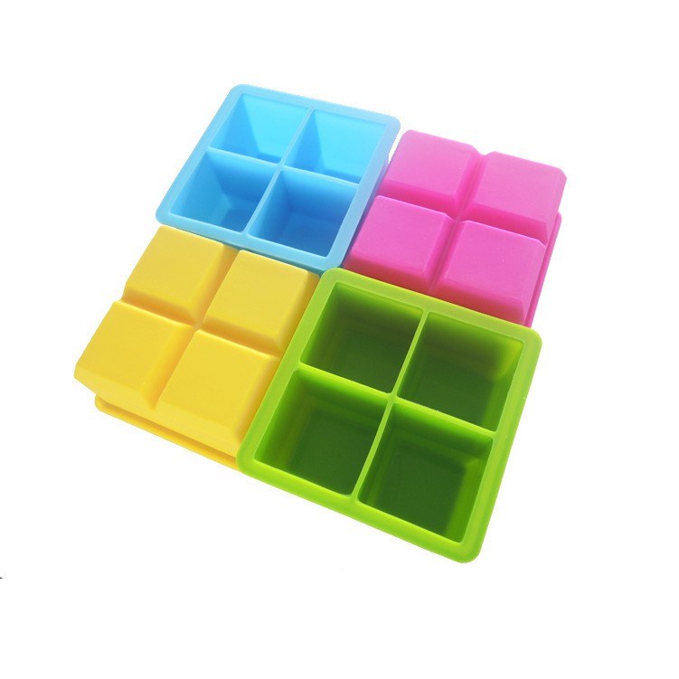 Customizable Four Cavity Ice Cube Tray 1