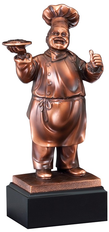 Chef Resin Sculpture 2