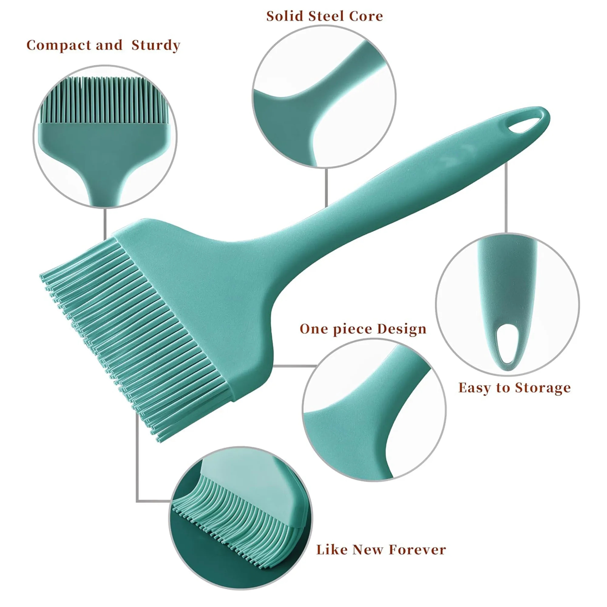 Large Silicone Pastry Basting Brush 12
