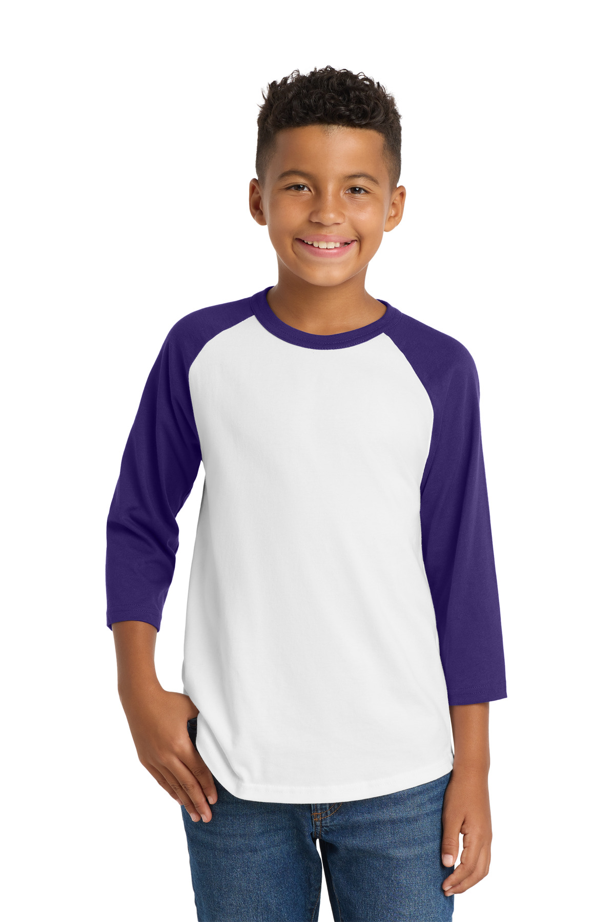 Sport-Tek Youth Colorblock Raglan Jersey. YT200 46