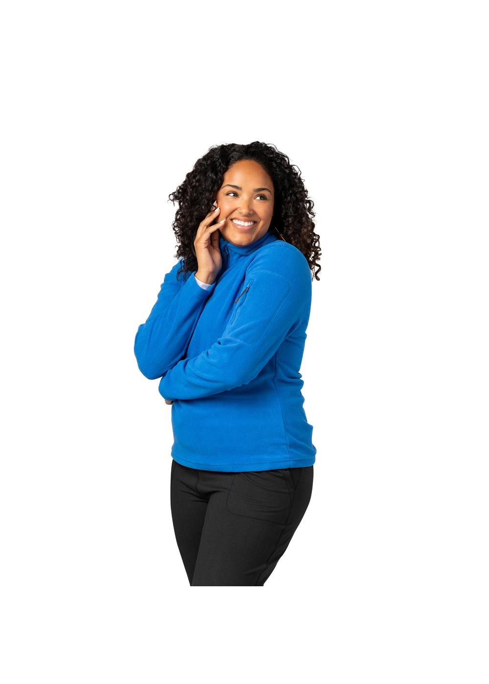 Storm Creek Women's Fireside Fleece Microfleece Quarter Zip 19