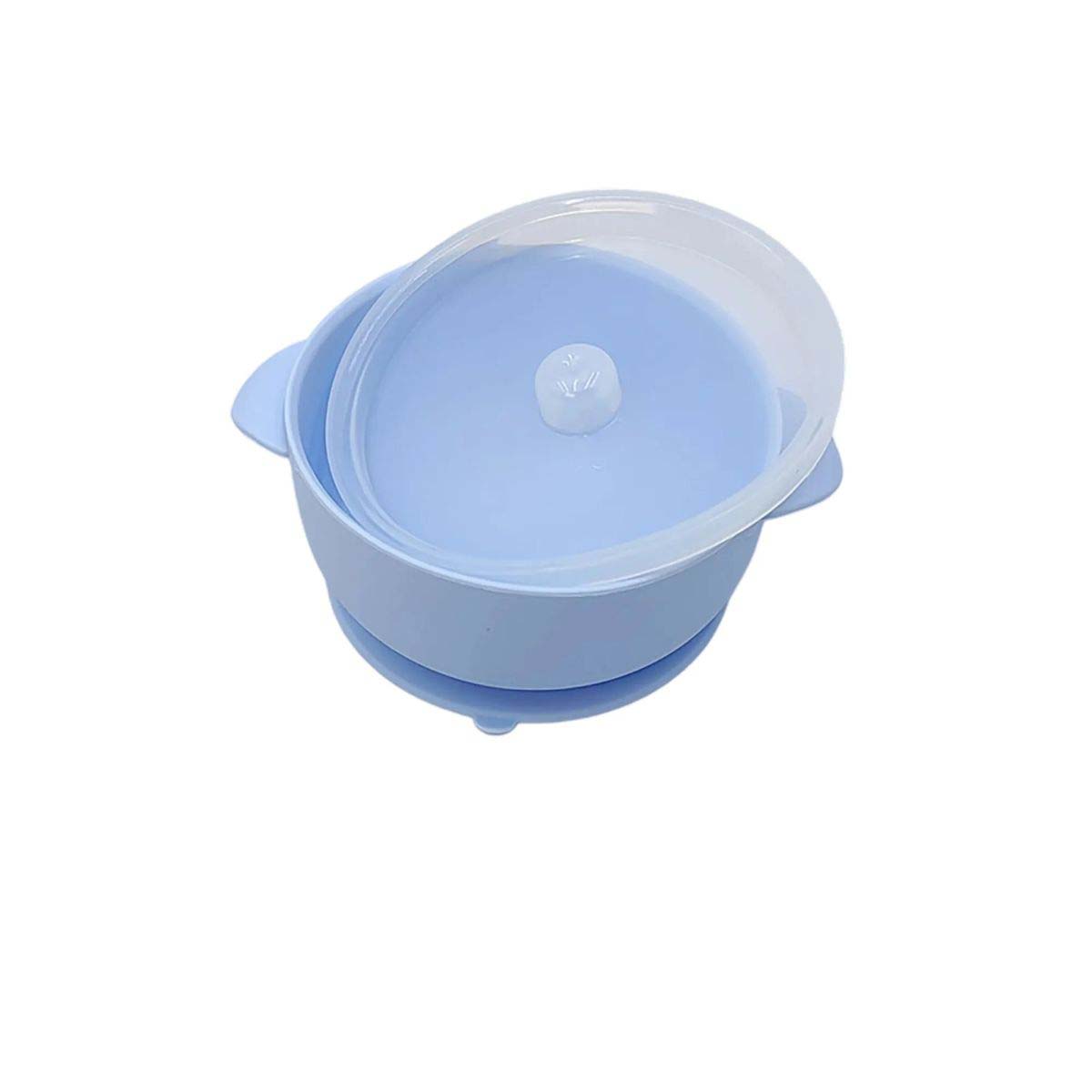 Silicone Baby Bowl Leakproof Lid Suction Base 5