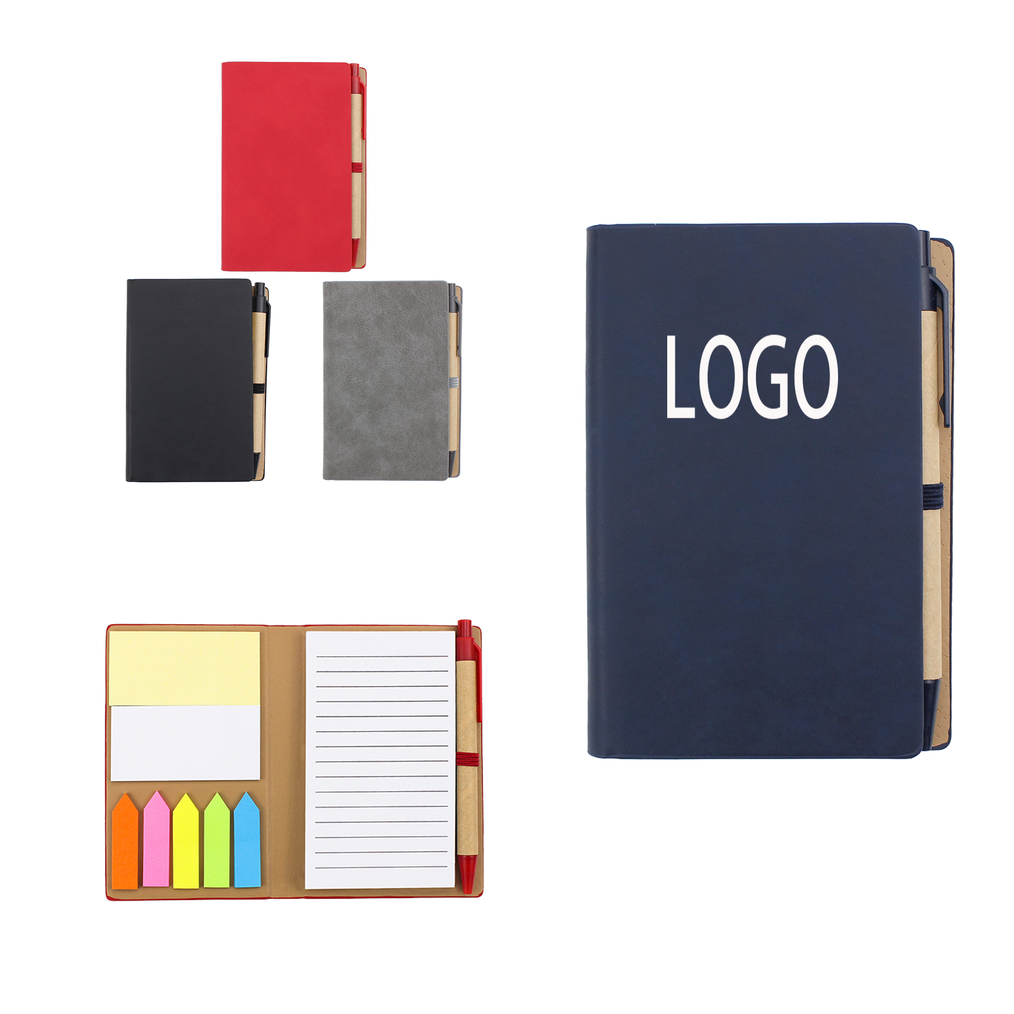 MOQ:10pcs Student Notebook With Strap 1