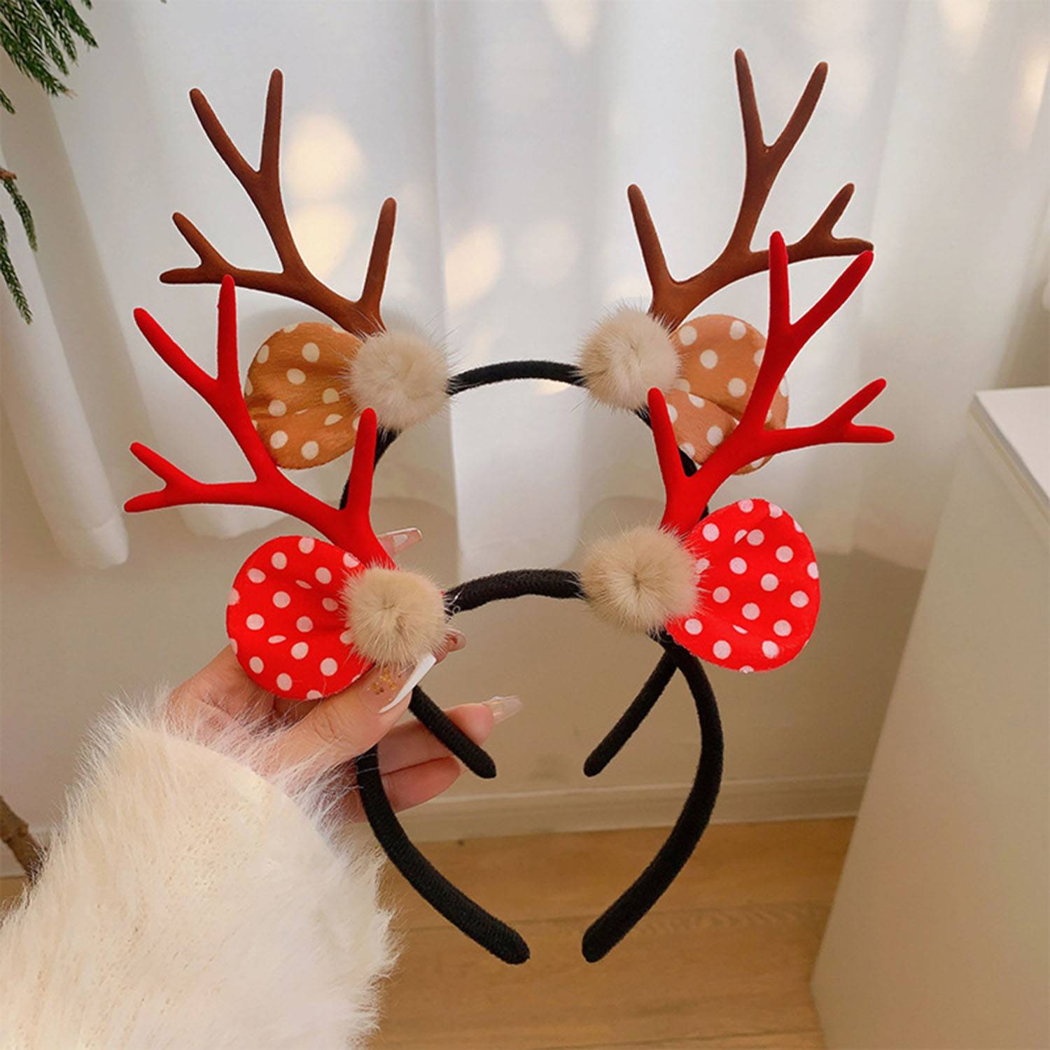 Chirtmas headband beautiful headwear cute antler 6