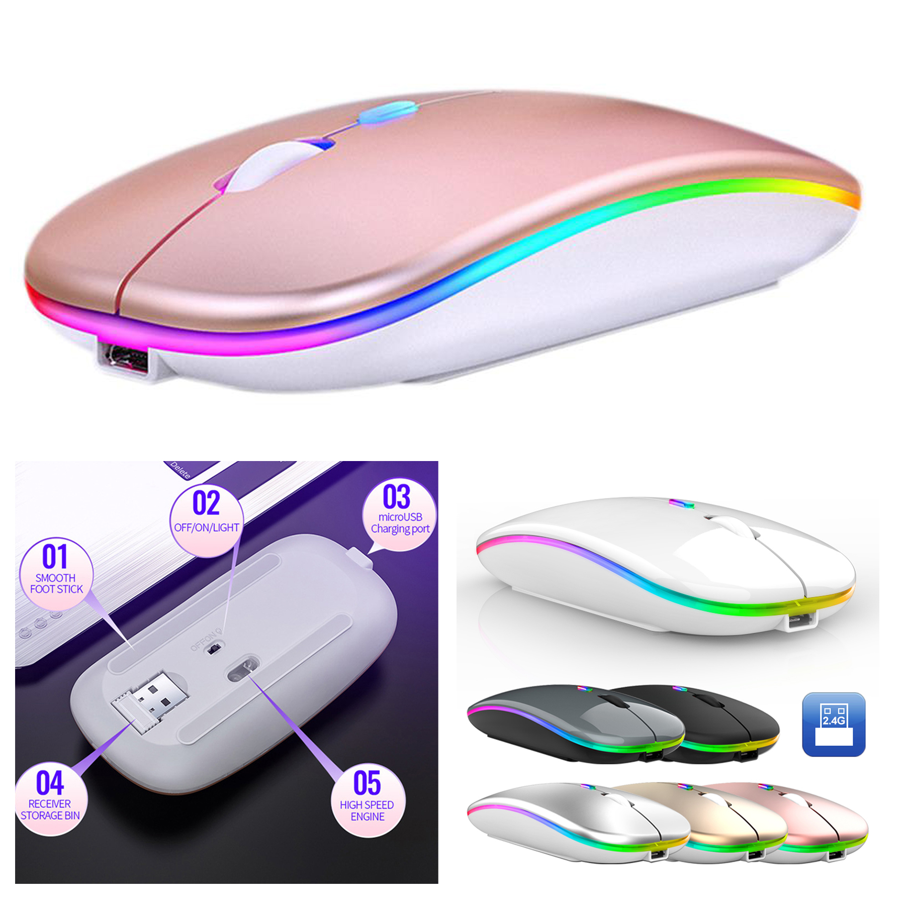 Rechargeable WirelessMouse 2