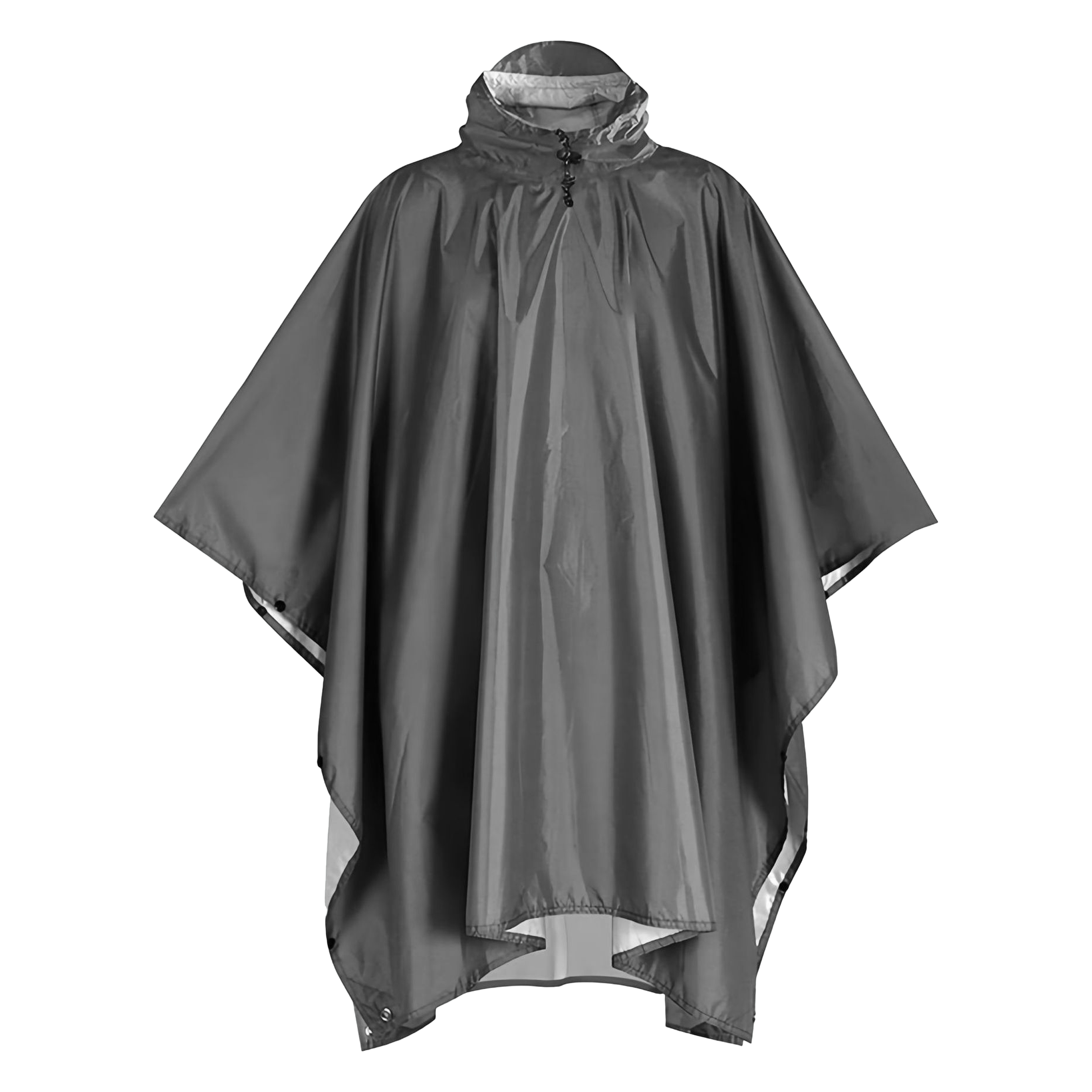 Polyethylene Adjustable Hood Rain Poncho 2