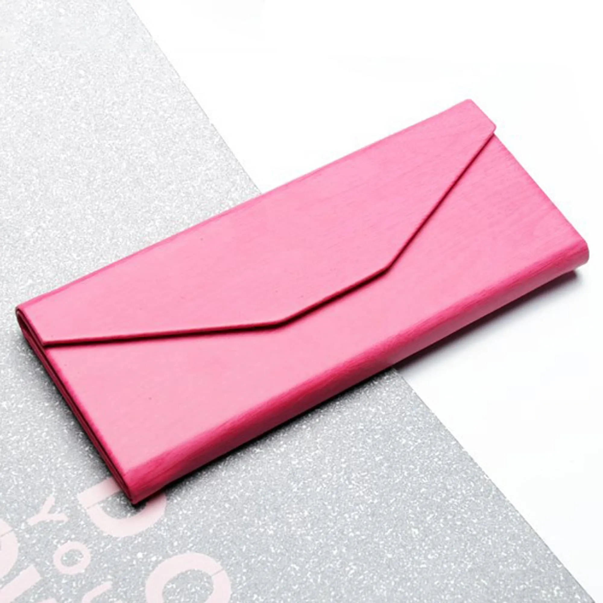 Metal Leather Eyeglass Organizer Case 6