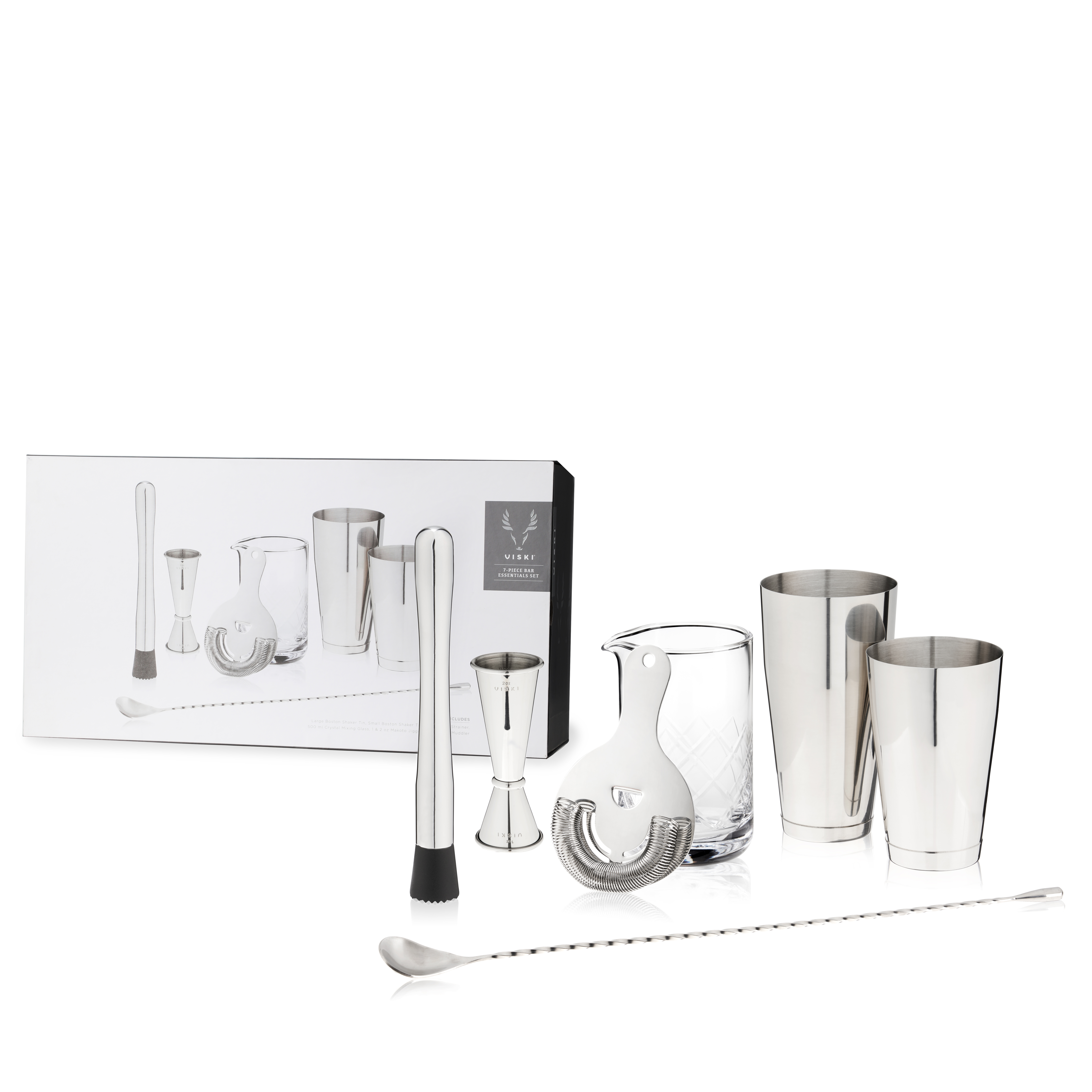 Viski® 7- Piece Bar Essentials Set 2