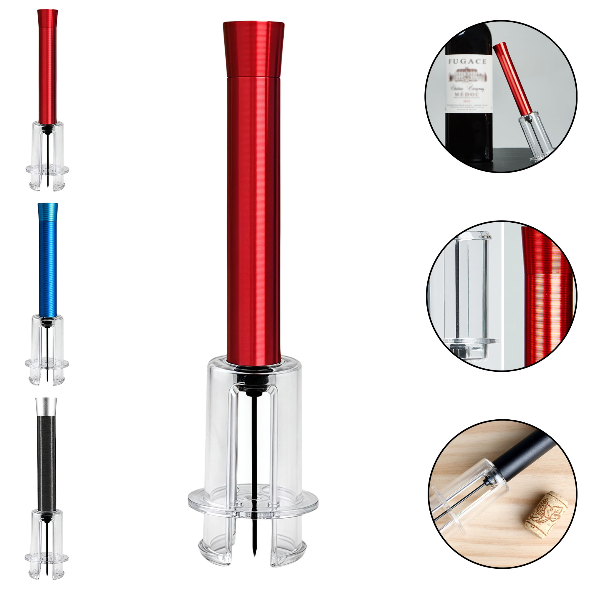 Wine Bottle Opener-Aluminum Tube Pressure Opener 5