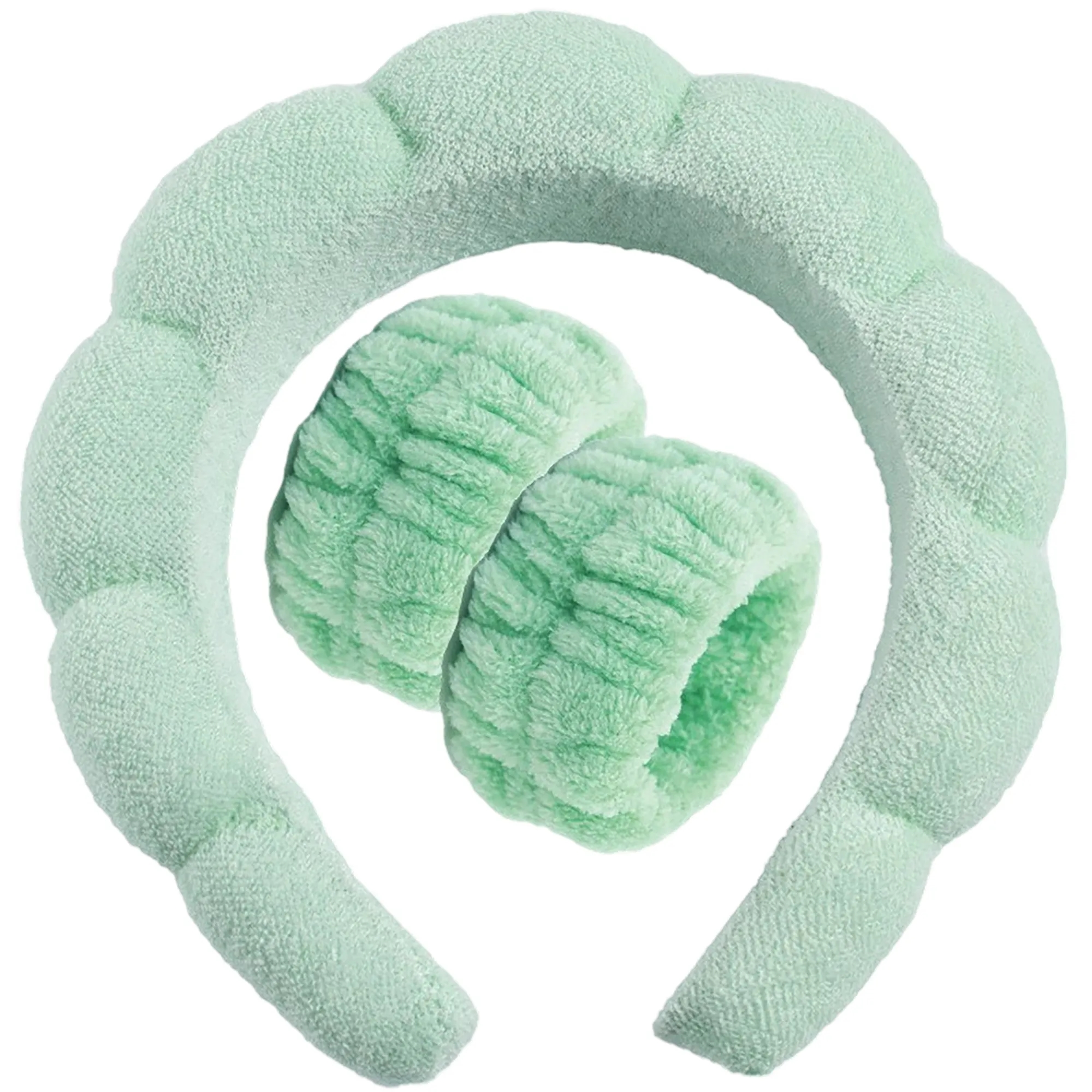 Terry Cloth Spa Headband Set 4