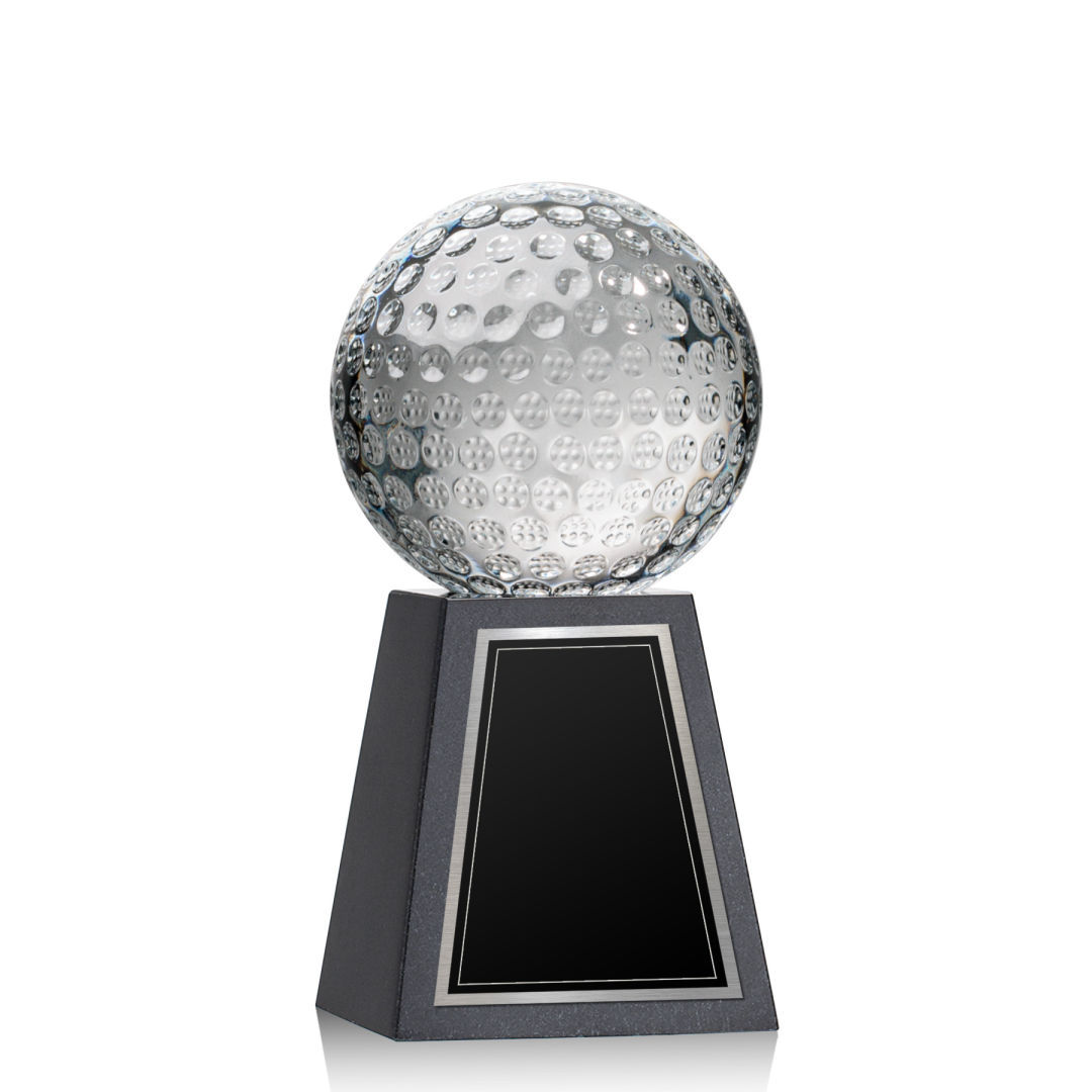 Golf Ball Award on Tall Marble Base 3