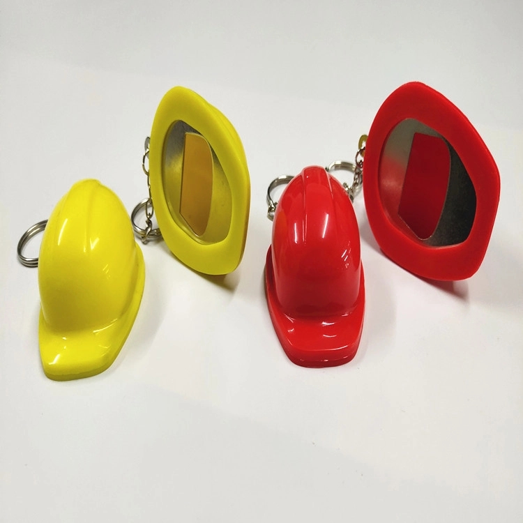 Construction Hat Bottle Opener Keychain 7