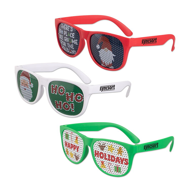Christmas Art Pinhole Sunglasses 2