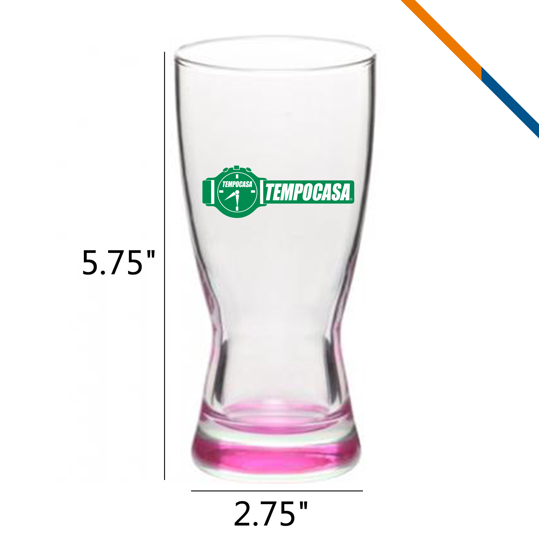 Libbey Ward Hourglass Pilsner Glasses 7