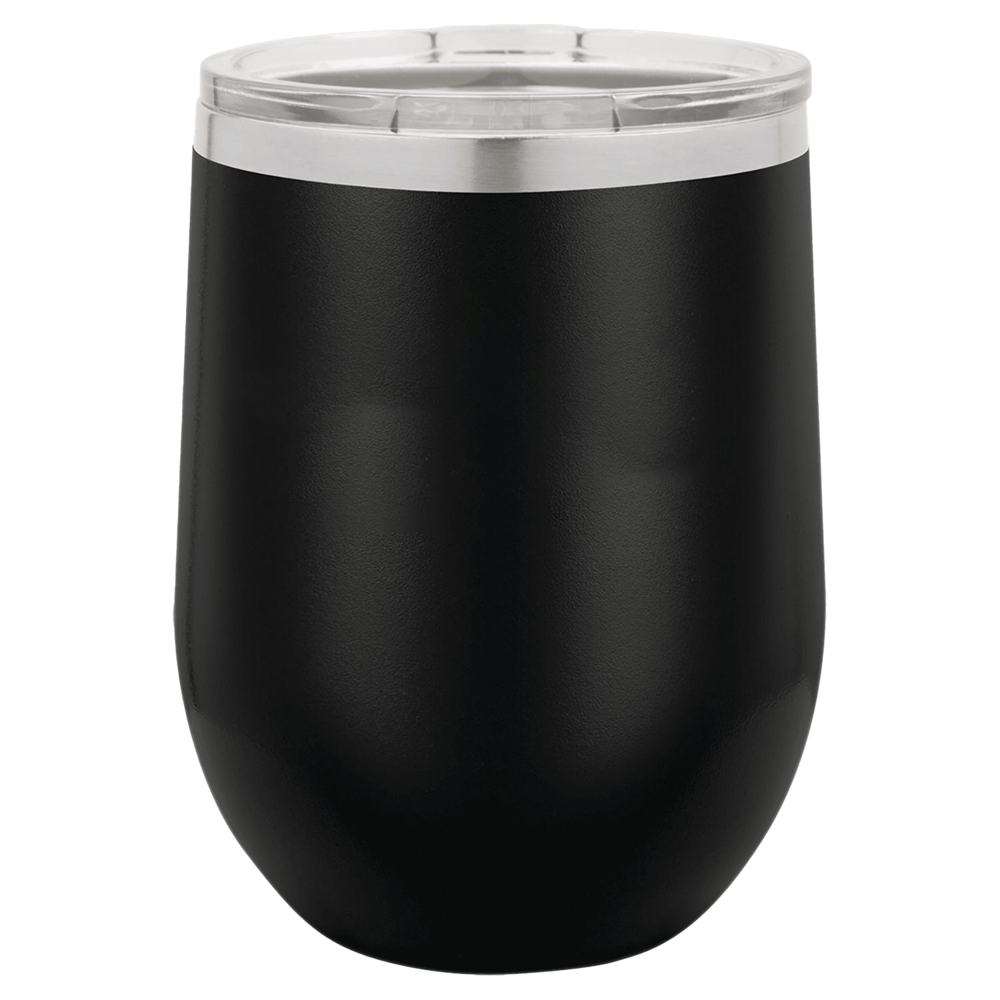 12 oz Polar Camel® Stainless Steel Insulated Stemless Tumbler w/ Lid