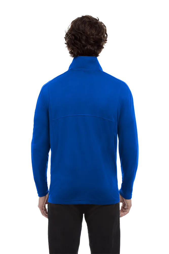 MENS WICKING SOLID 1/4 ZIP LS PULLOVER 4