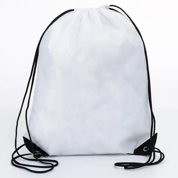 RPET 190T Polyester Drawstring Backpack - 17" H x 13 1/2" W 5