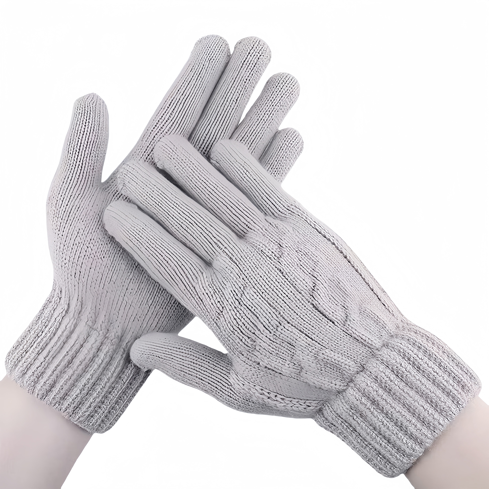 Acrylic Winter Warm Knitted Gloves 1