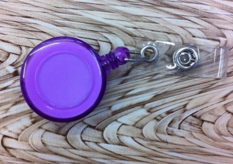 Plastic Round Retractable Badge Reel 2