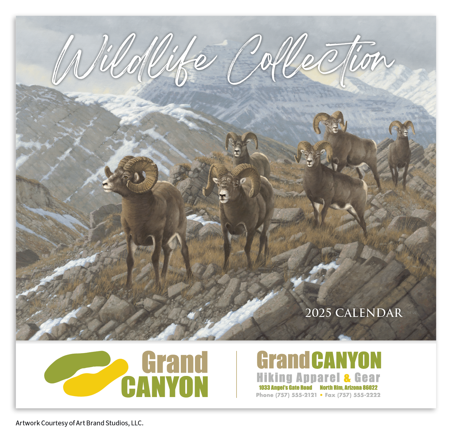 HotLine® Products Wildlife Collection Appointment Calendar - Stapled 17