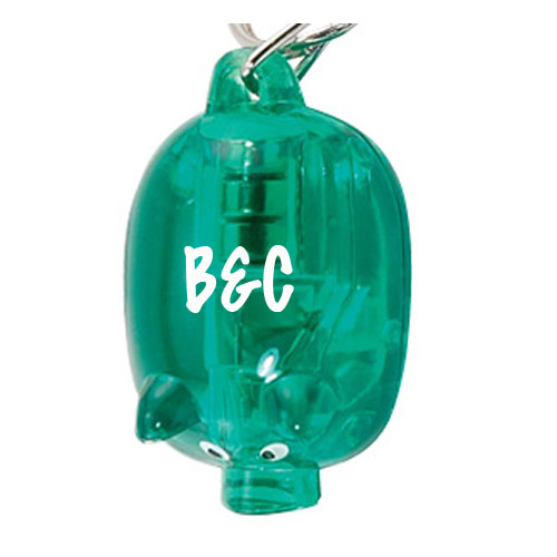 Light Up Piggy Keytag 5