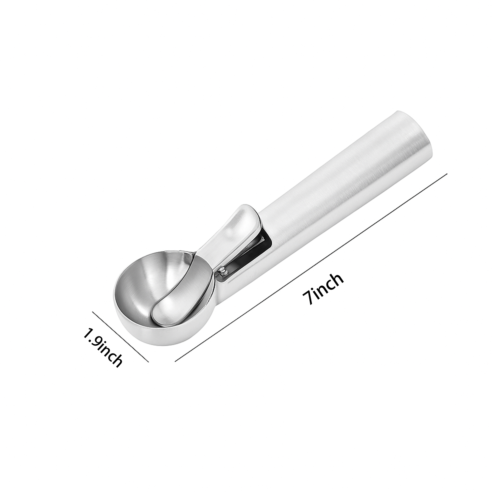 Stainless Steel Ice Cream Scoop with Trigger 2