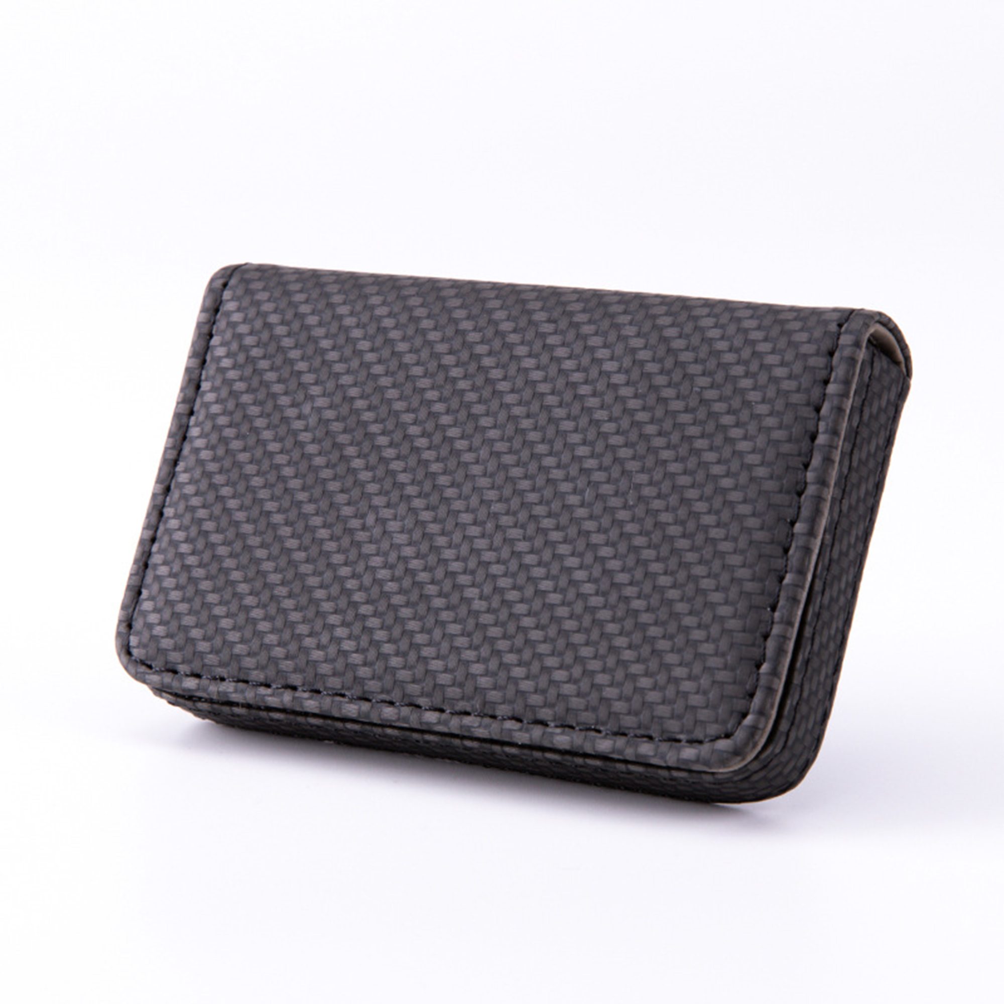 Polyurethane Business Card Wallet With Magnetic Closure 3.94" Length X 2.56" Width 6
