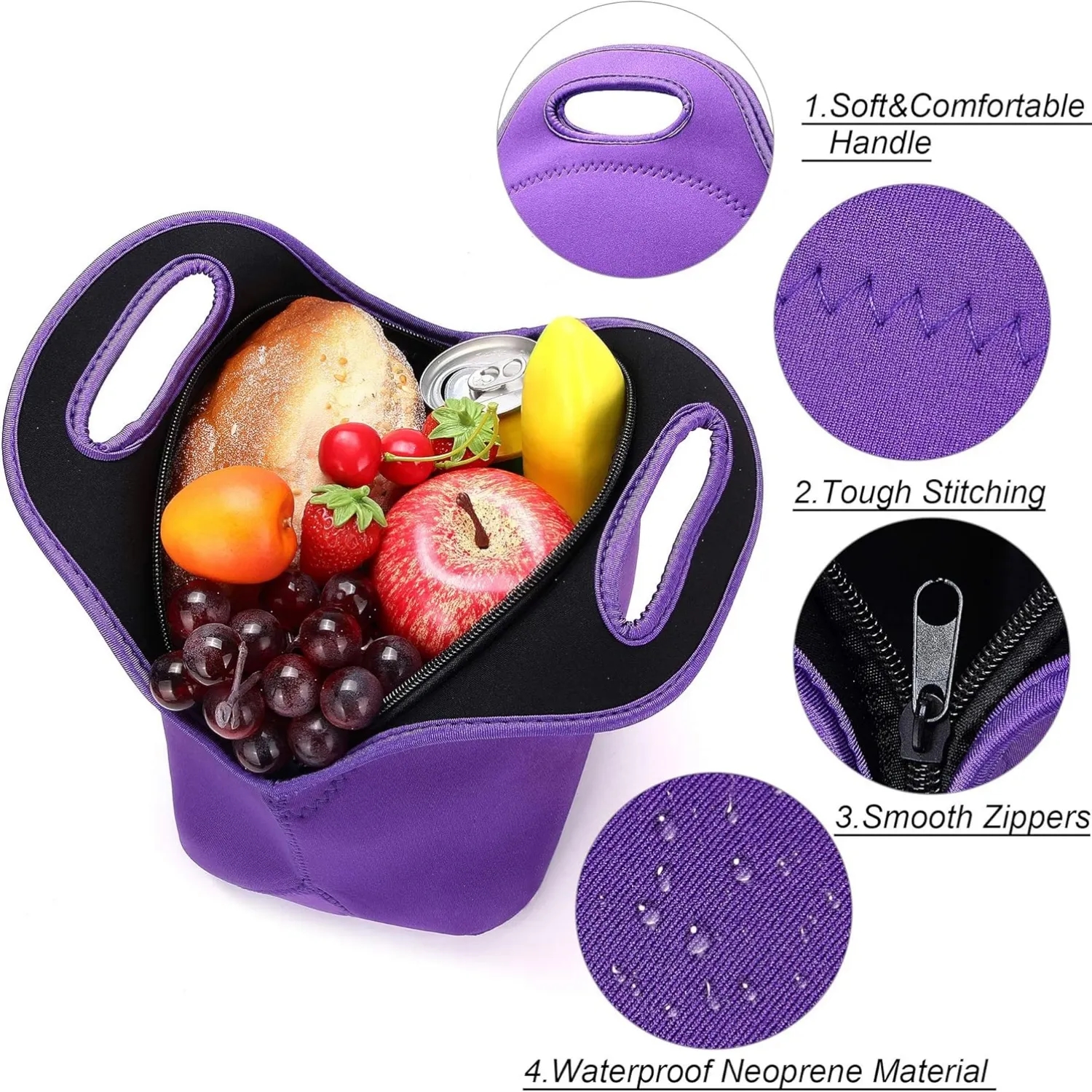 Premium Insulated Neoprene Lunch Bag 5