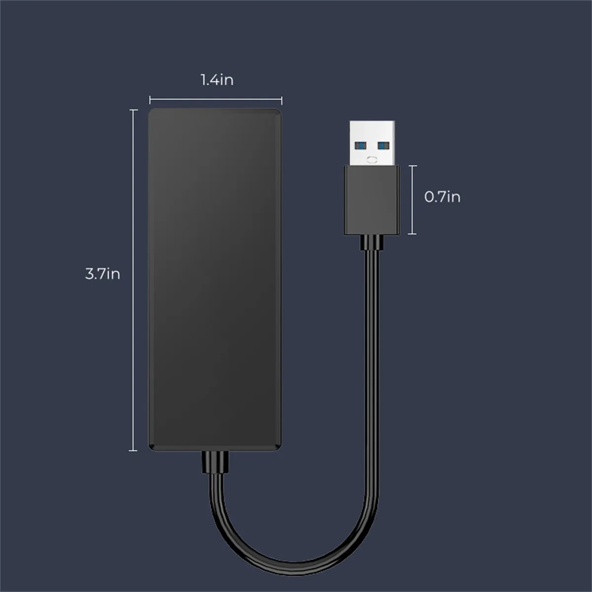 4-Port USB 3.0 Hub Splitter Expander 3