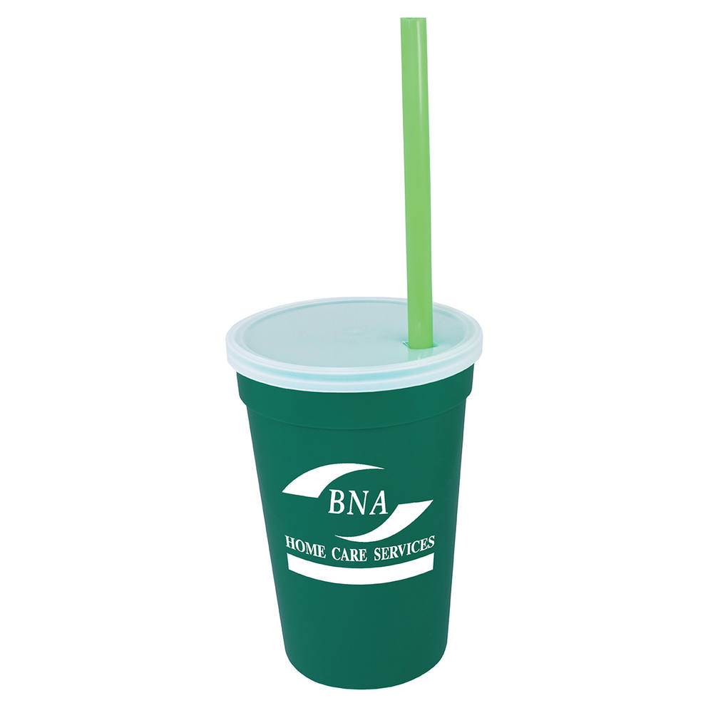17 oz. Smooth Cup/Straw/Lid Set 5
