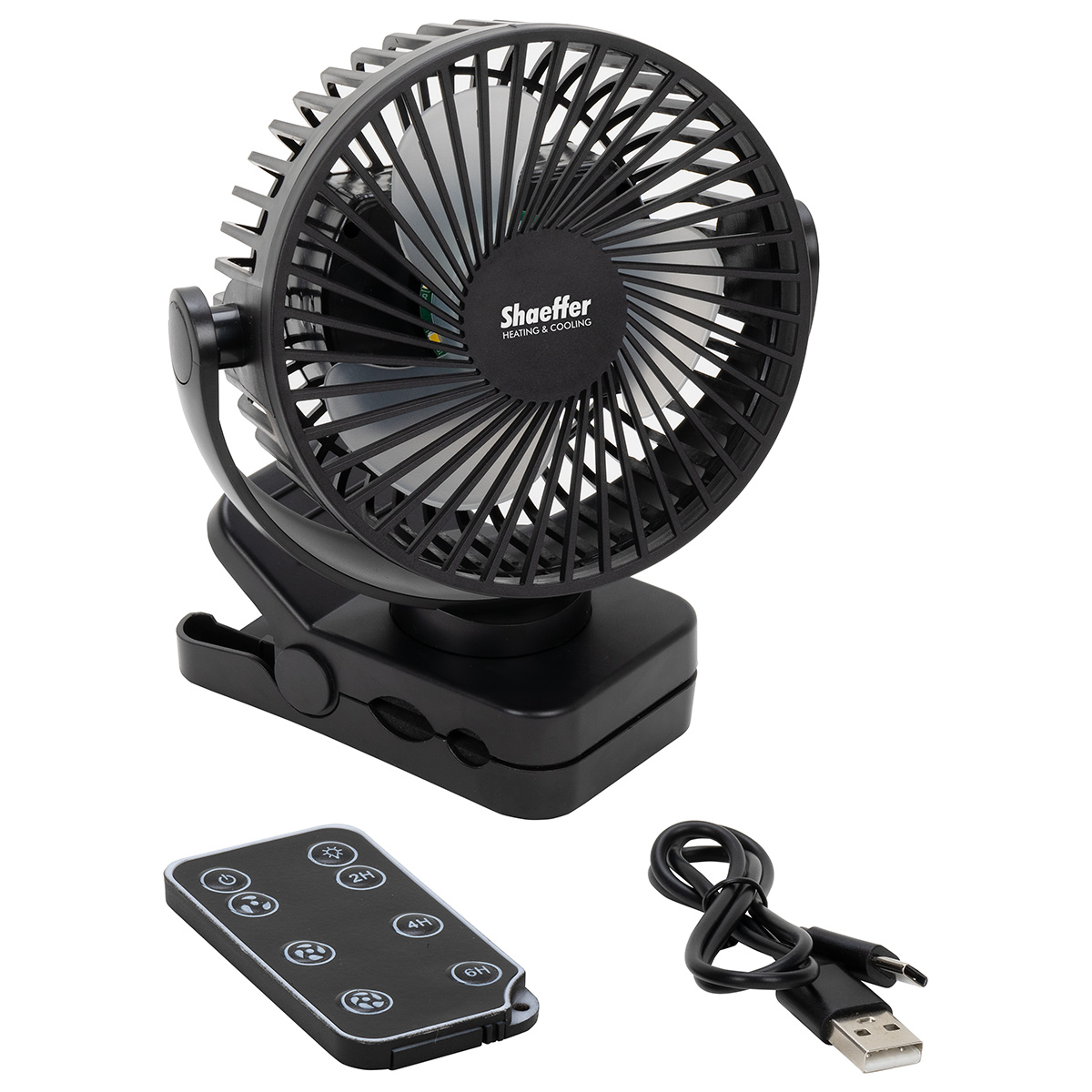 Zephyr Clip Fan with Power Bank, Light & Remote Control 10