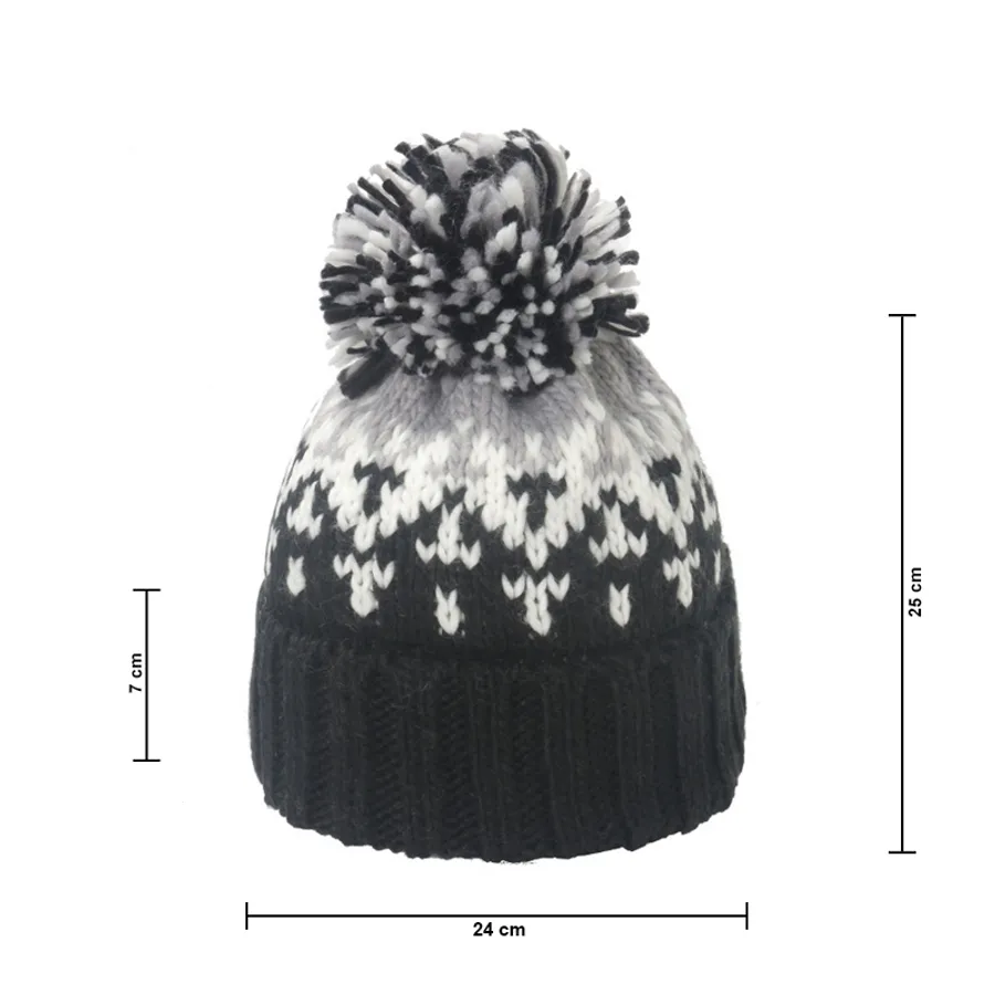 Charismatic Acrylic Beanies w/ Pom 6
