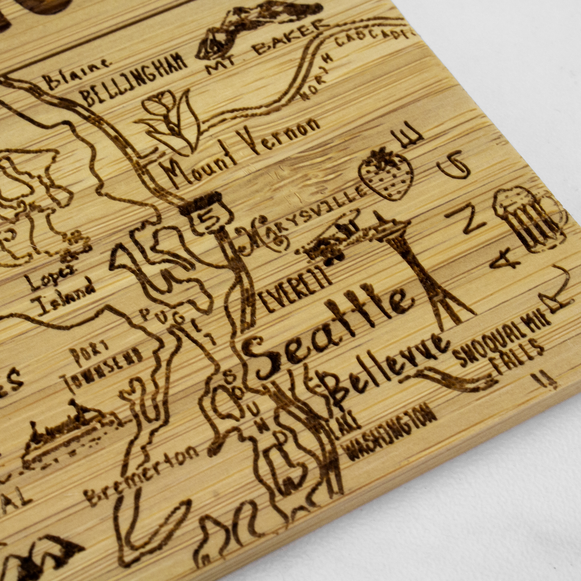 Washington Puzzle Coaster Set 6