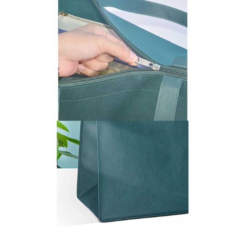Reusable Non Woven Zippered Tote Bag 3