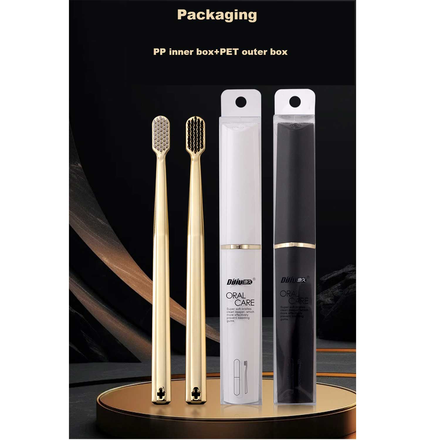 Gold-Plated Soft Toothbrush - Gentle Gum Care 5