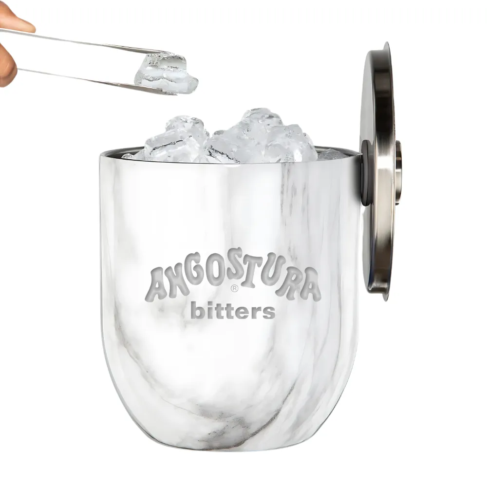 3L Insulated Ice Bucket with Lid and Tongs 4