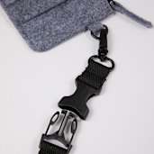 THE GOODS™ Recycled Felt Lanyard Wallet 34