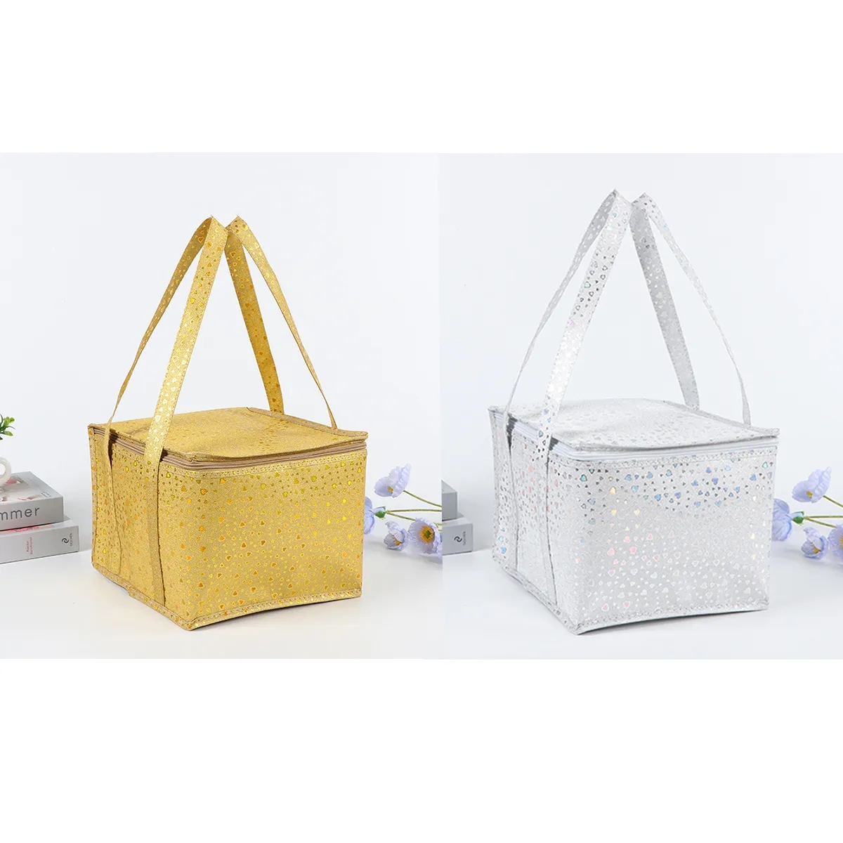 Custom Large Insulated Reusable Collapsible Cooler Tote 3