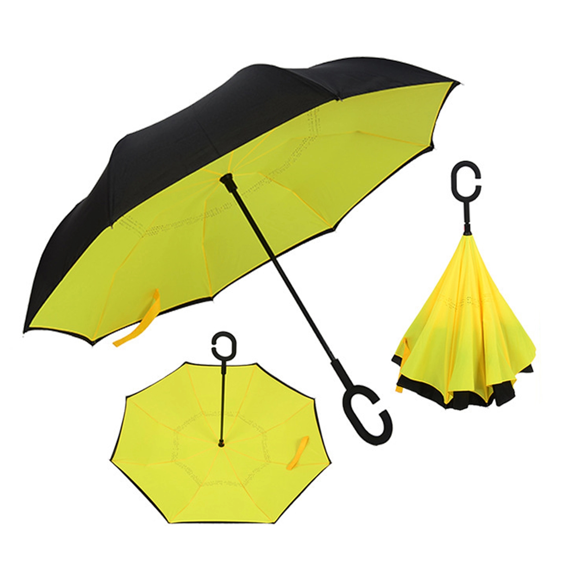 Double Layer Folding Inversion Umbrella 1