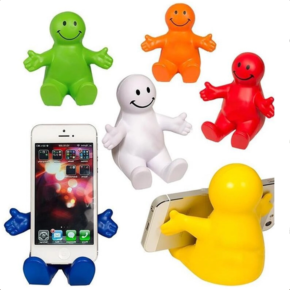 Happy Dude Stress Reliever Smiley Guy Phone Holder 1