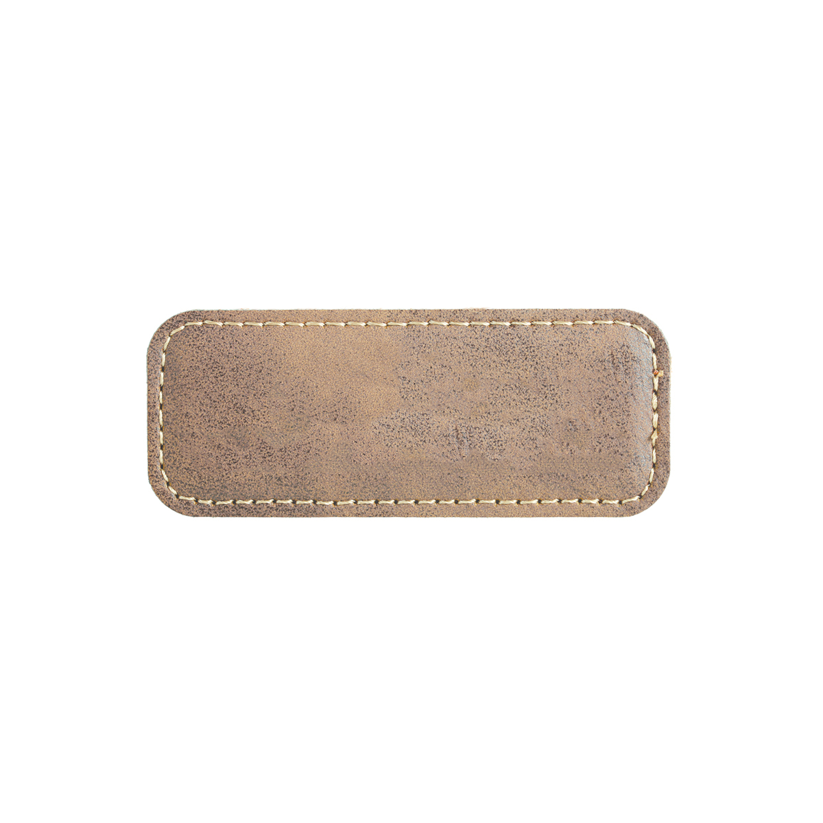 Rustic & Gold Leatherette Badge w/ Magnet 3