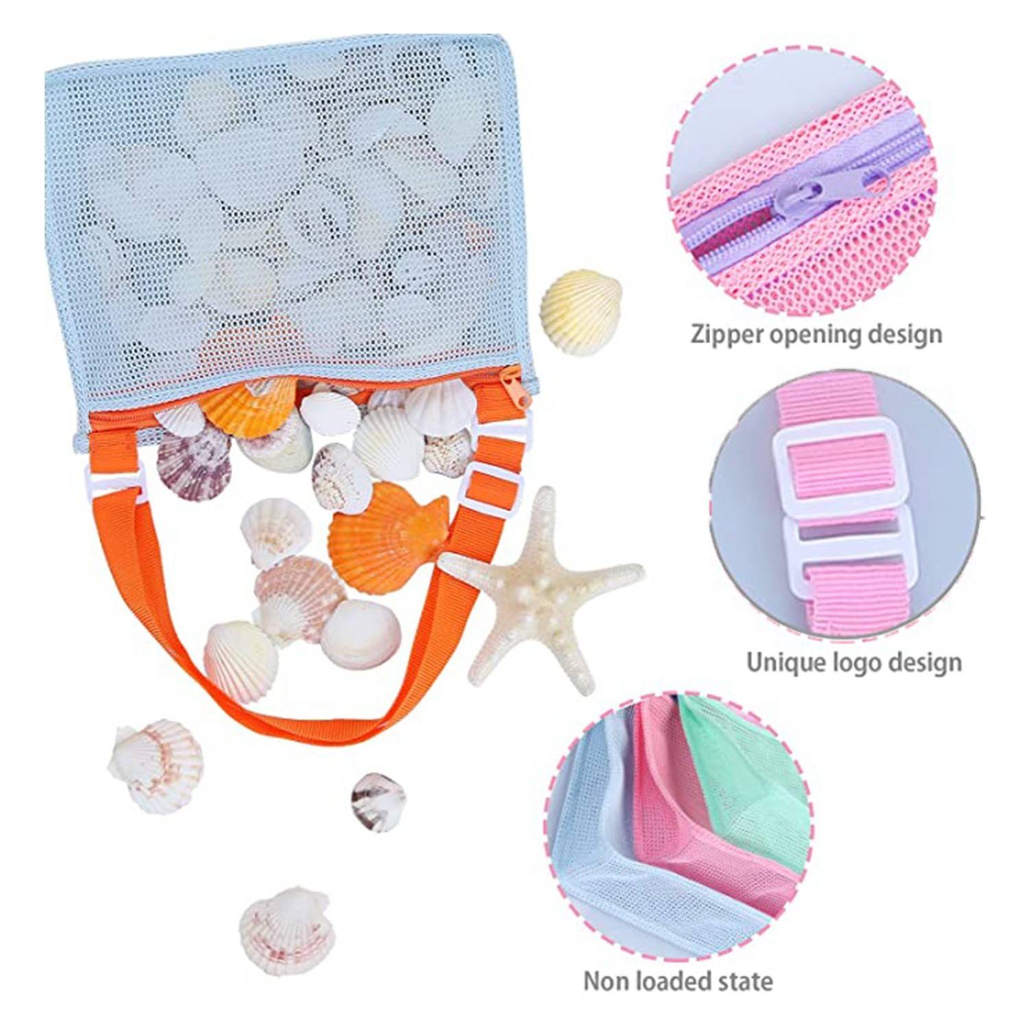 Beach Collecting Mesh Bag 3