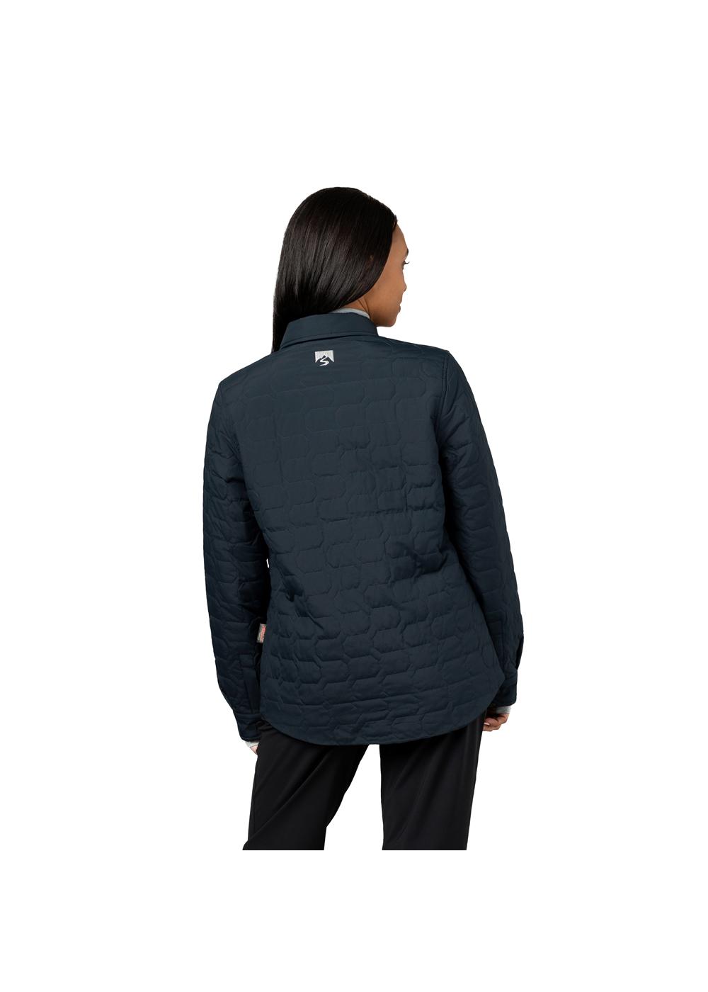Storm Creek Women's Artisan 100 GSM Insulated Quilted Shirt Jacket 5