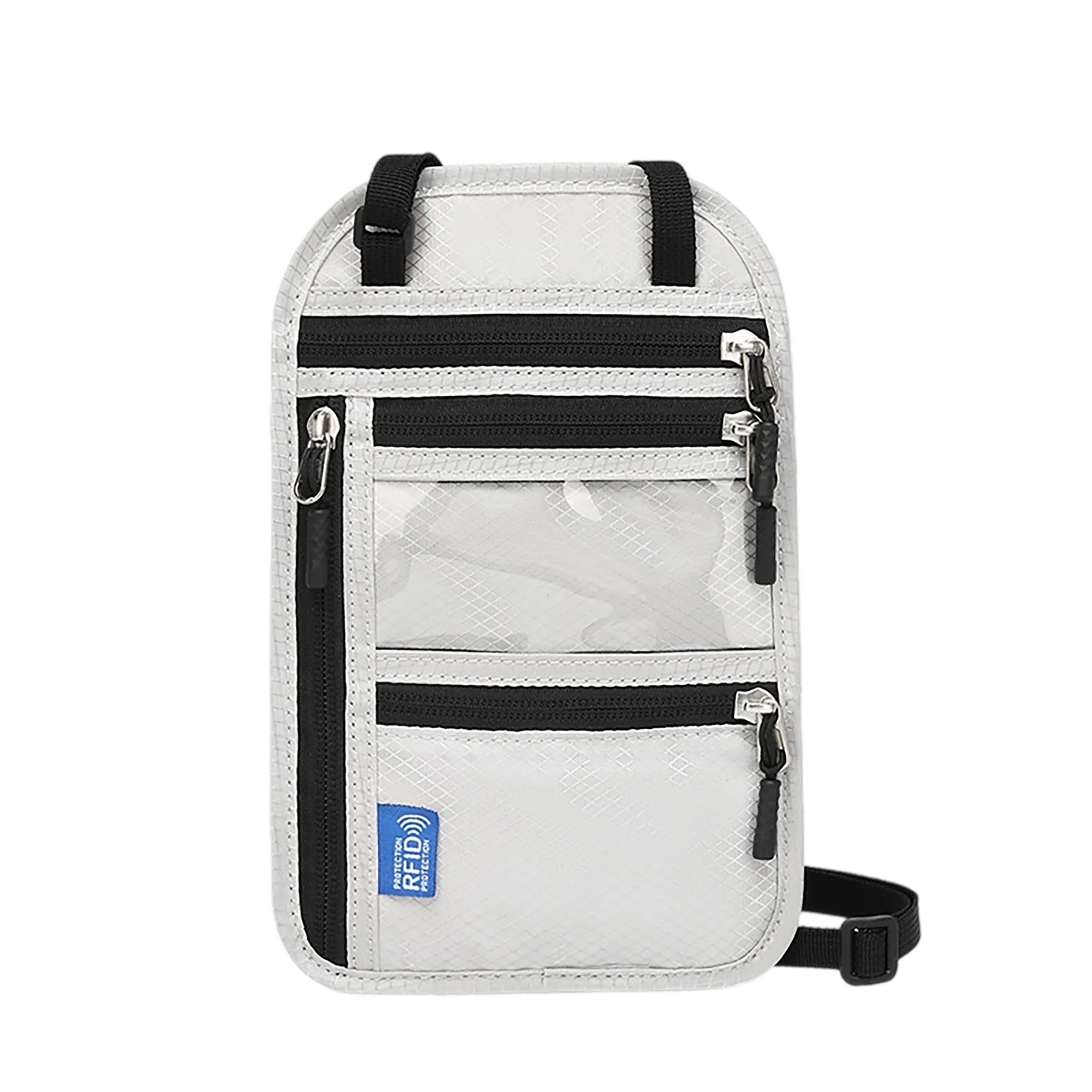 Neck Strap Passport Holder with Window 2