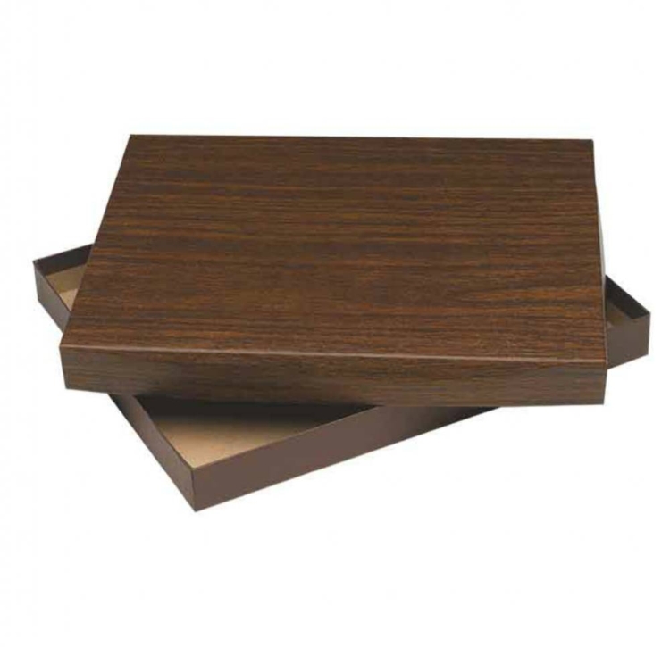 Walnut Foil Award Plaque Presentation Box 1