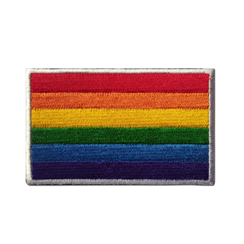 Rainbow Pride Flag Woven Patch 1
