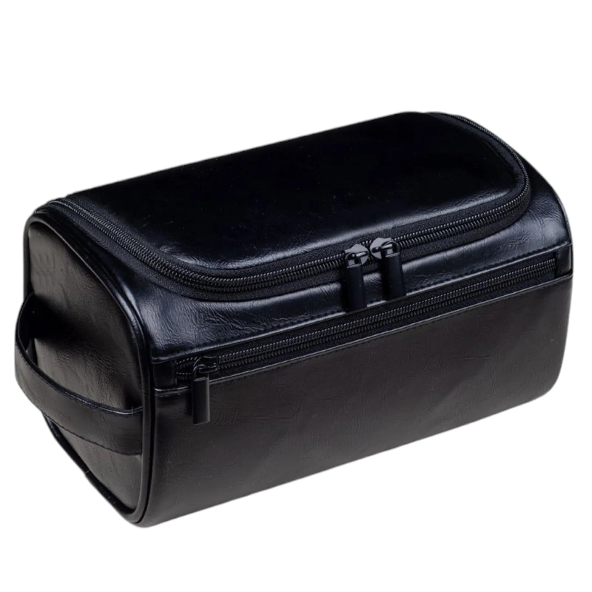 9.8" x 5.1" x 5.1" Pu Leather Travel Toiletry Bag 6